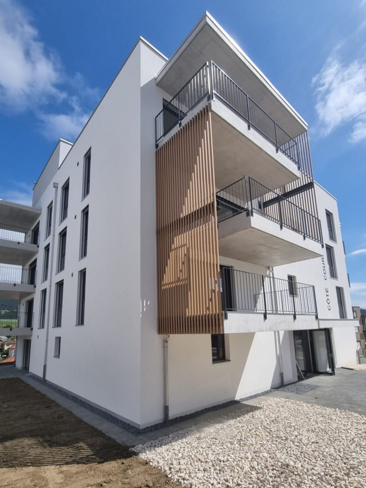 Residential Buildings vertical cladding