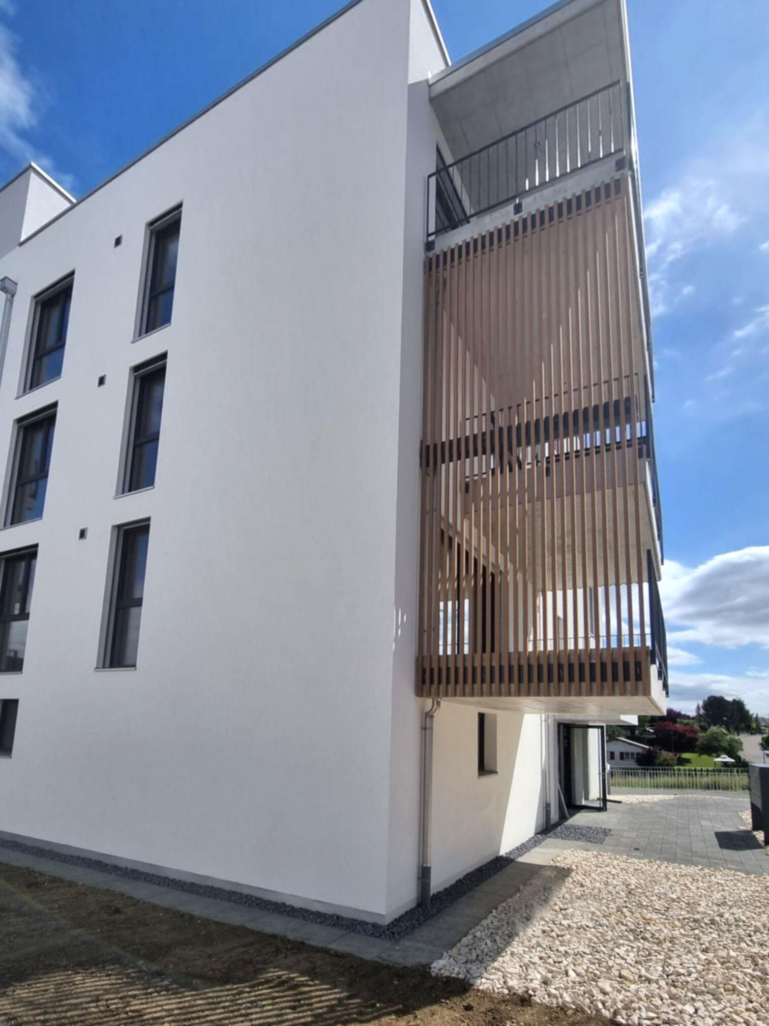 Residential Buildings vertical cladding