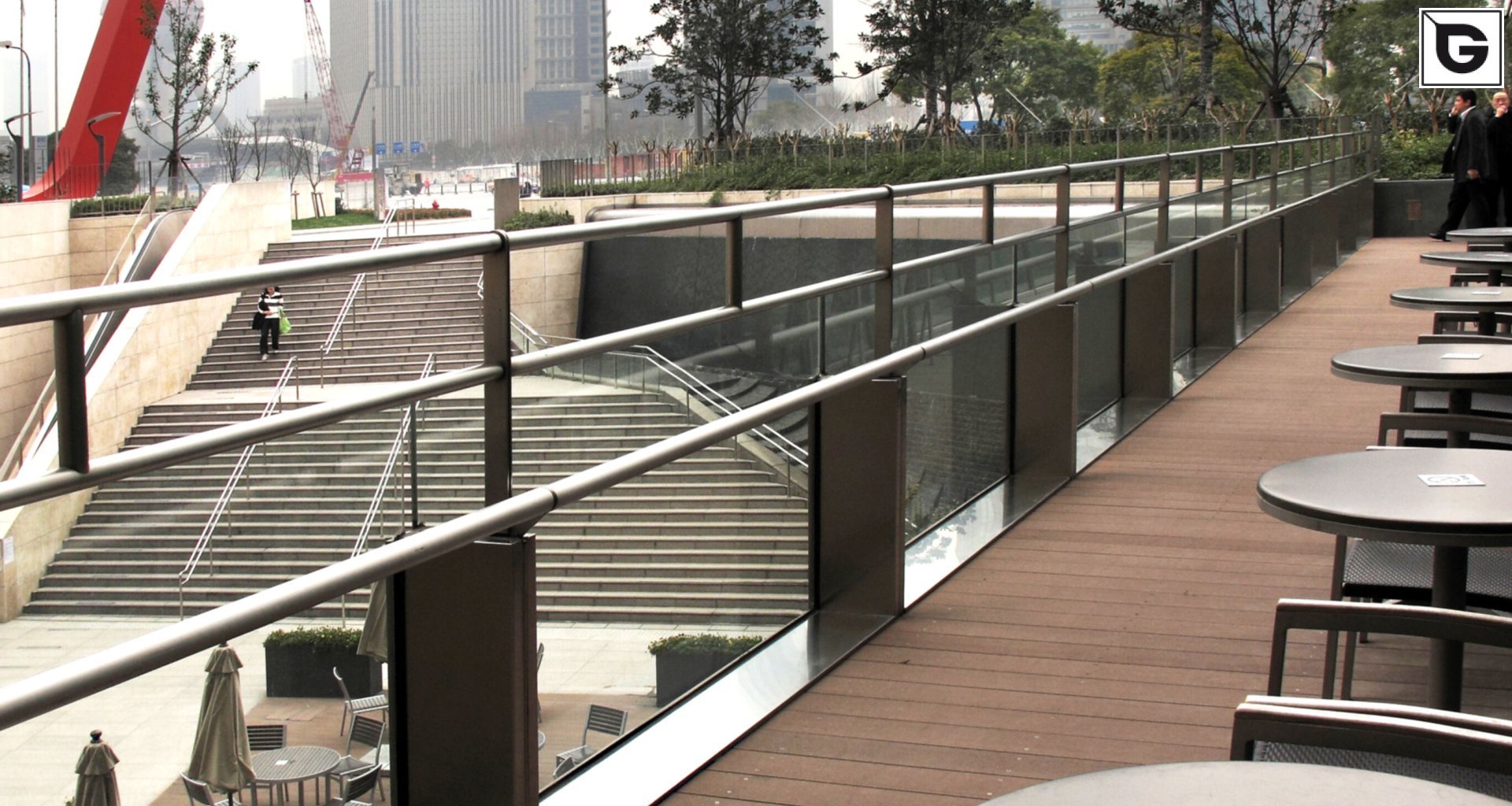 Kaufmännische Gebäude_Terrasse Gewerbliche Nutzung_Finanzielle Institution