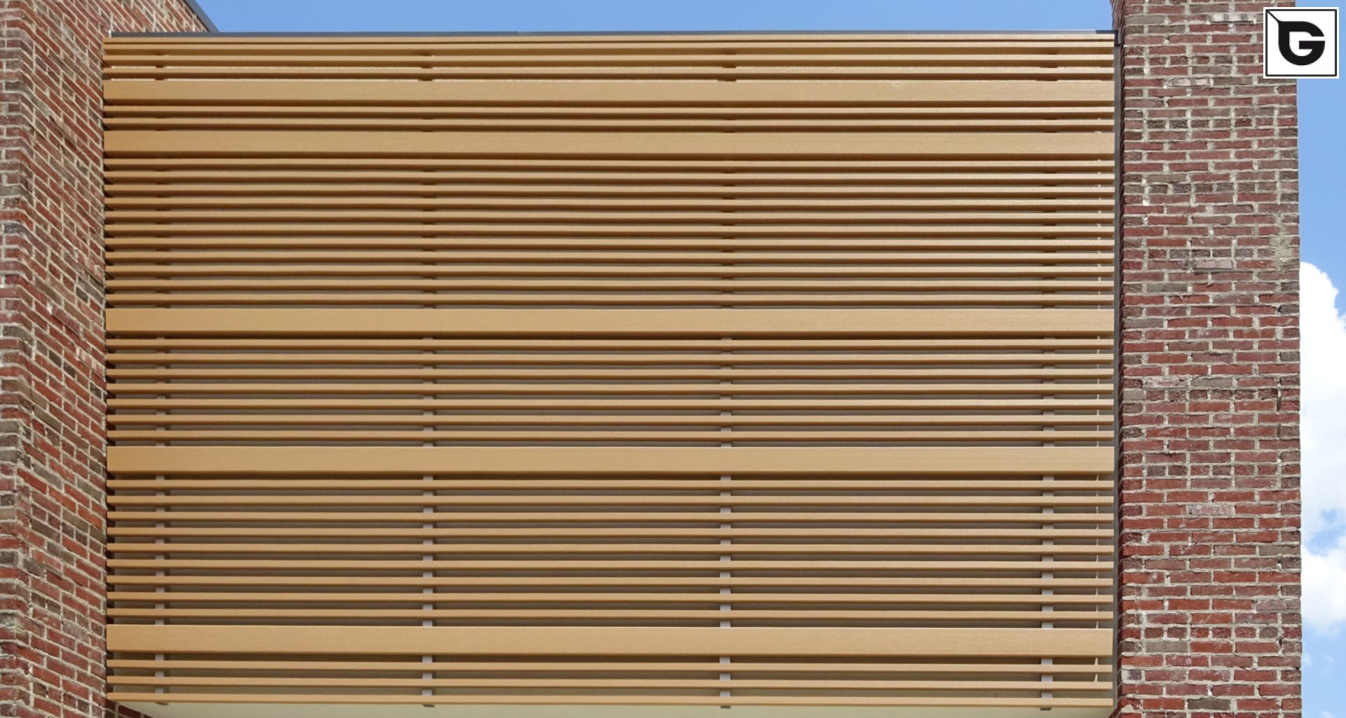 Kaufmännische Gebäude_Offene Fassadenverkleidung - horiz._Einkaufszentrum
